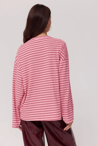 Blouses lange mouw roze Harper & Yve - Image 5