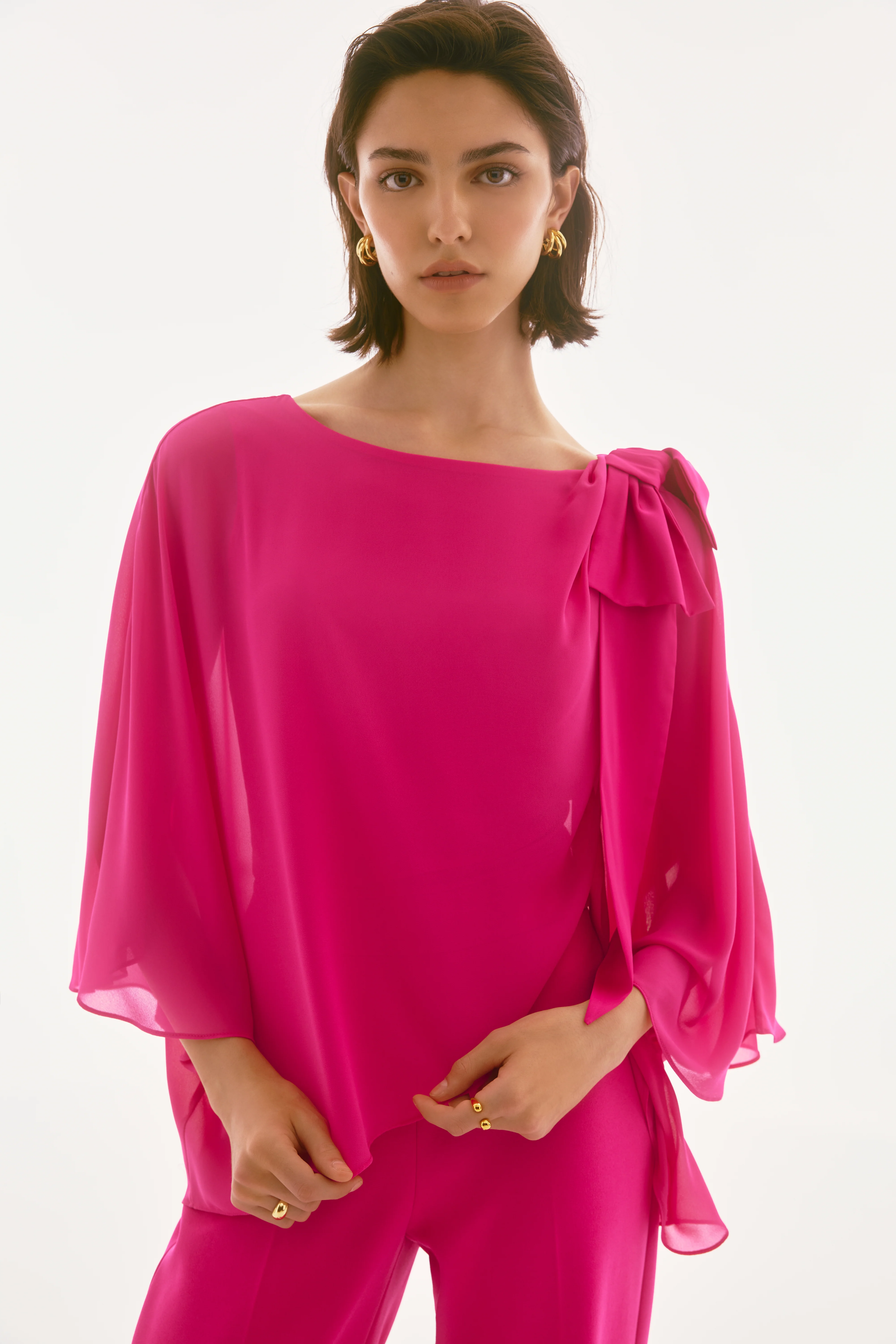 Blouses lange mouw roze Joseph Ribkoff