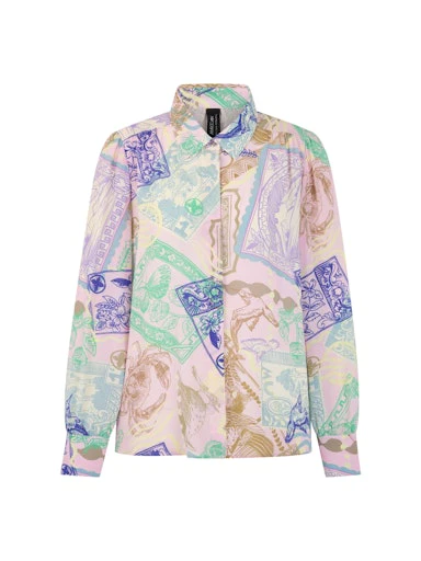 Blouses lange mouw roze Marc Cain