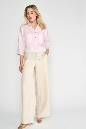 Blouses lange mouw roze Marie Méro