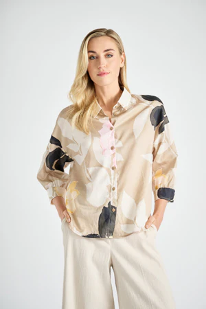 Blouses lange mouw roze Marie Méro