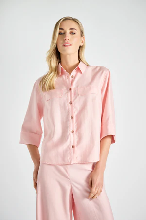 Blouses lange mouw roze Marie Méro