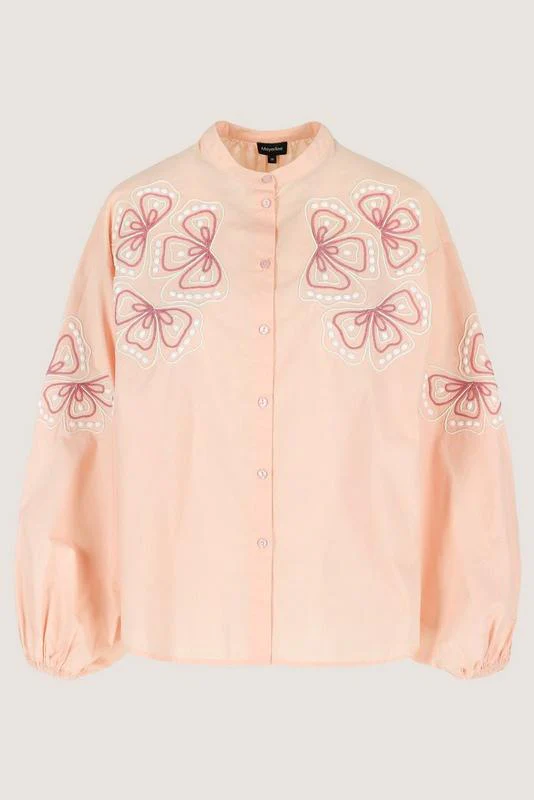 Blouses lange mouw roze Mayerline - Image 4