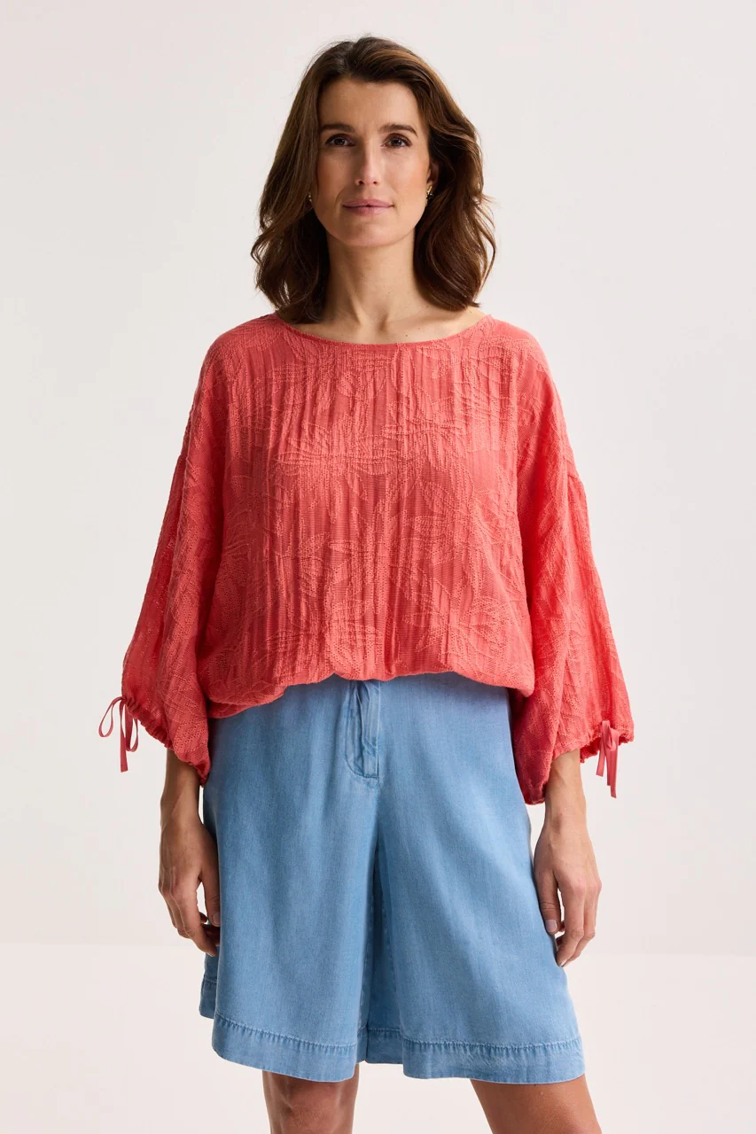 Blouses lange mouw roze Mayerline - Image 2