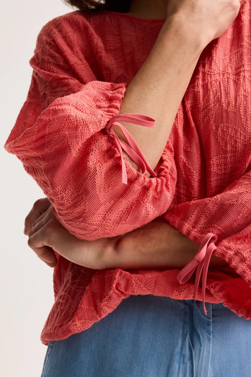 Blouses lange mouw roze Mayerline - Image 5