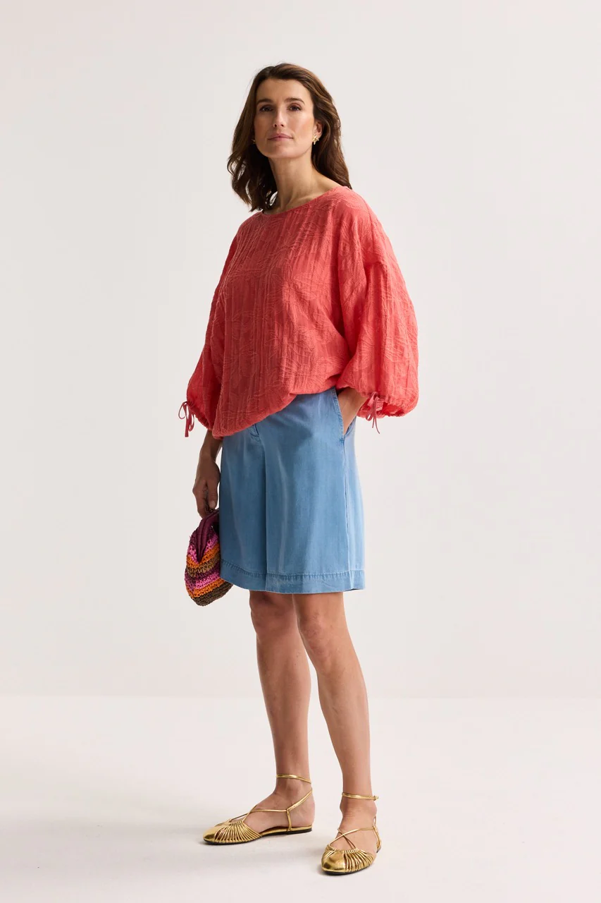 Blouses lange mouw roze Mayerline - Image 6
