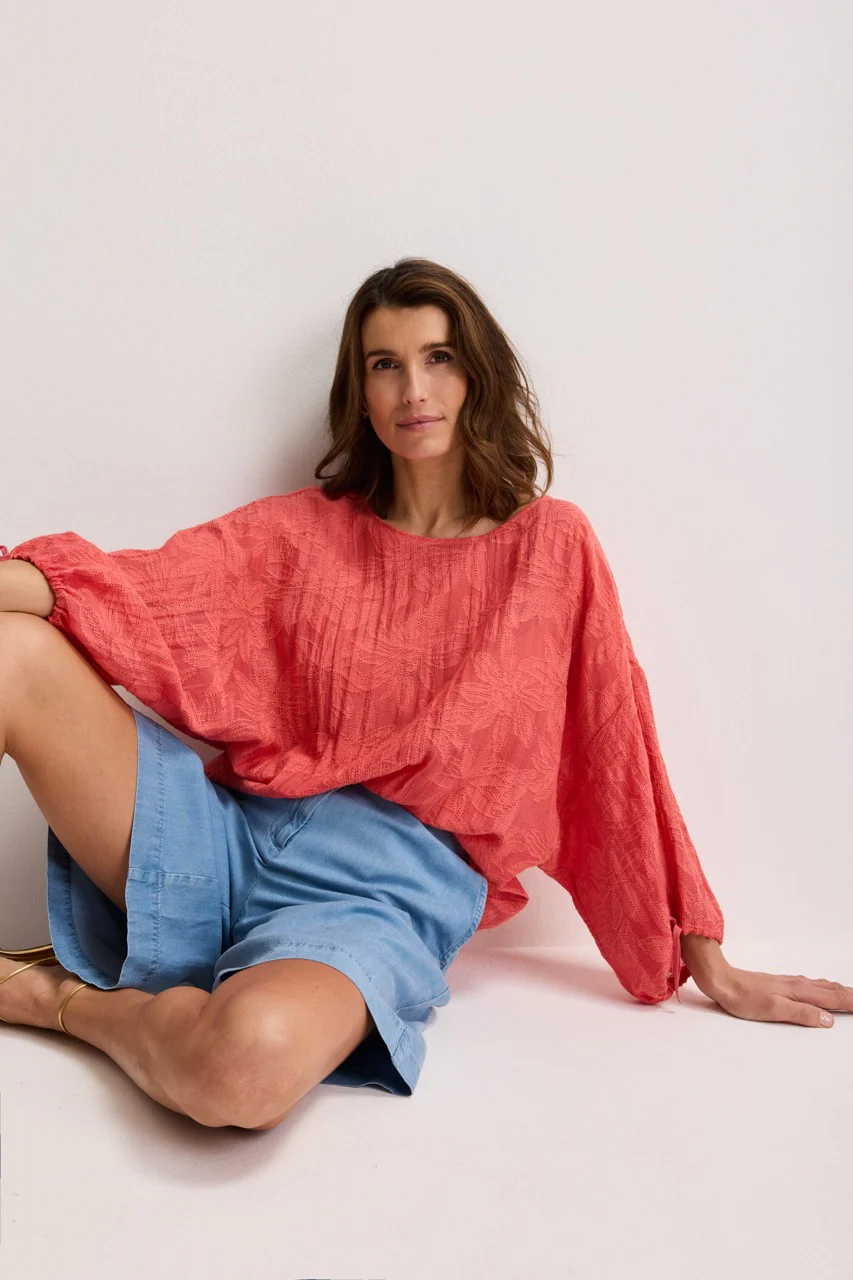 Blouses lange mouw roze Mayerline - Image 7