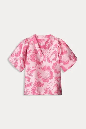 Blouses korte mouw roze POM Amsterdam
