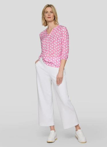 Blouses lange mouw roze Rabe