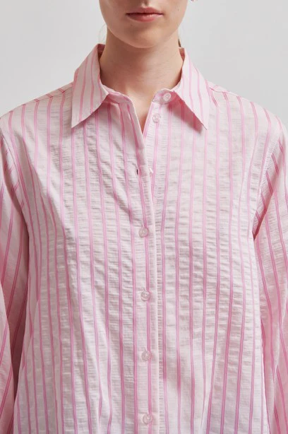 Blouses lange mouw roze Second Female - Image 2