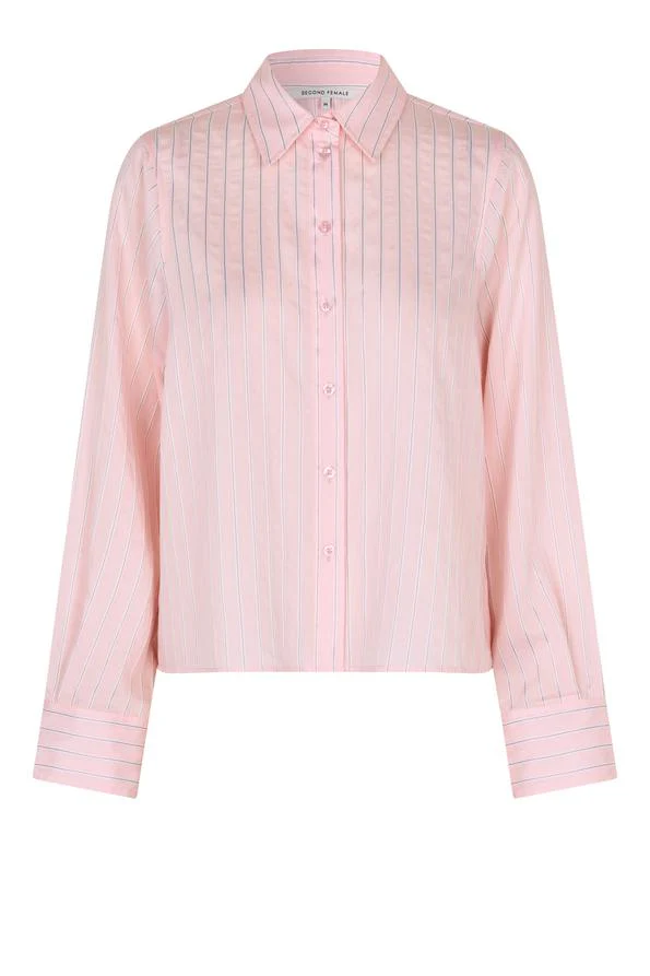 Blouses lange mouw roze Second Female - Image 2