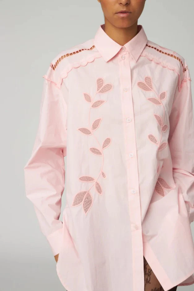 Blouses lange mouw roze STELLA NOVA - Image 3
