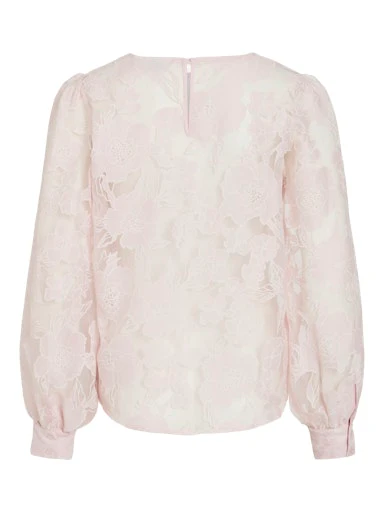 Blouses lange mouw roze VILA - Image 2