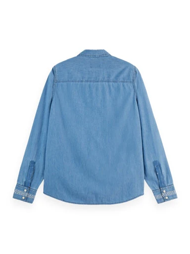 Blouses lange mouw blauw Scotch & Soda - Image 3