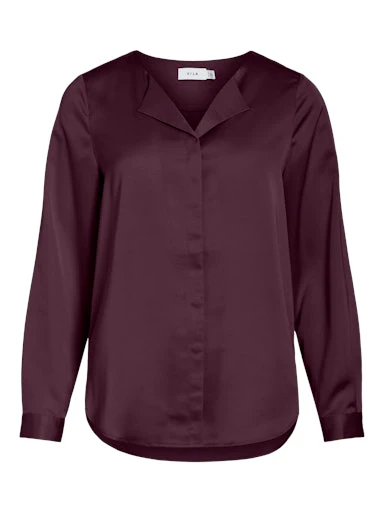 Blouses lange mouw bordeaux VILA