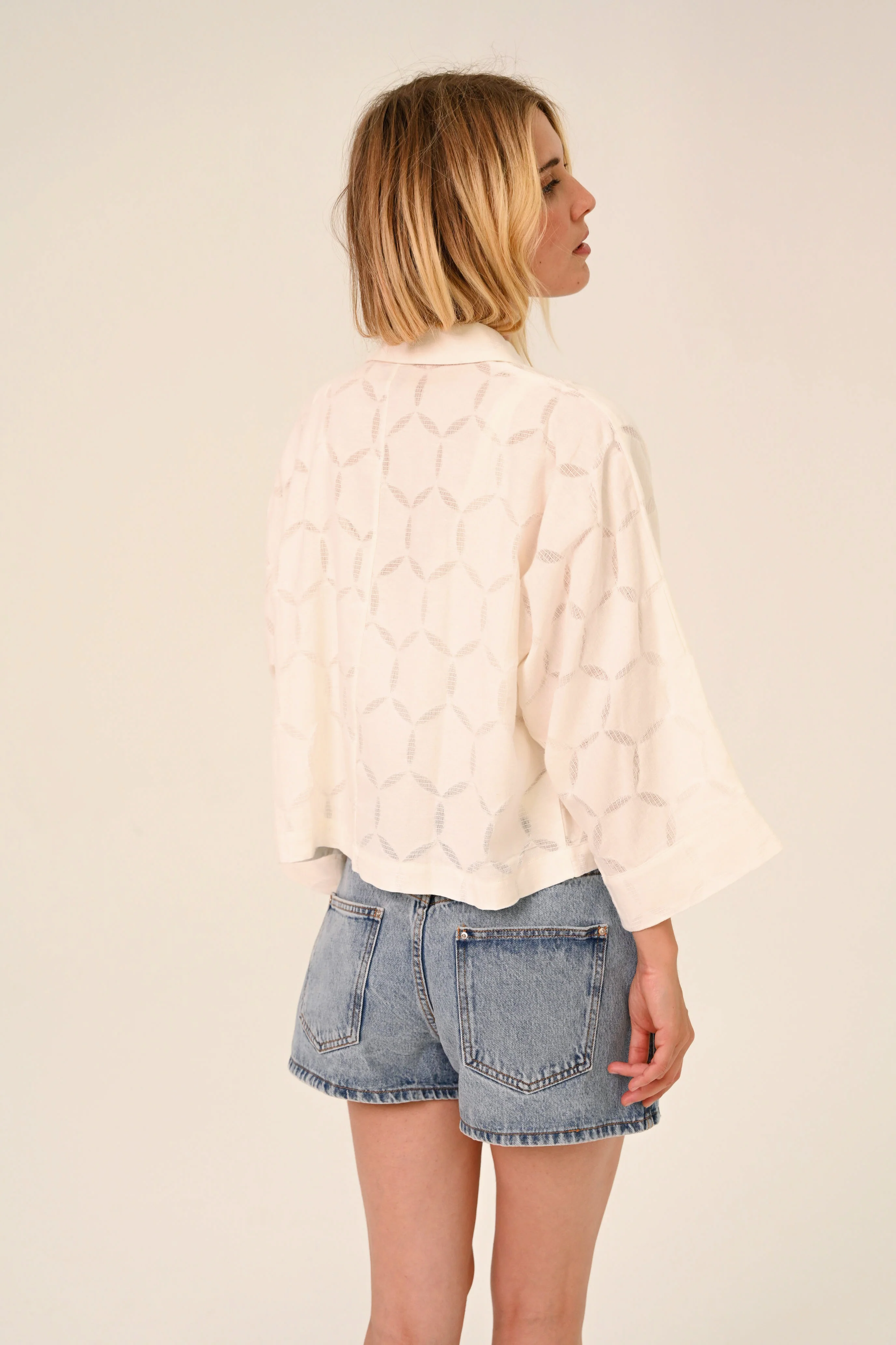 Blouses lange mouw wit Sacrécoeur - Image 2