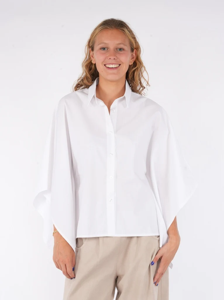 Blouses lange mouw wit BLACK ROSE
