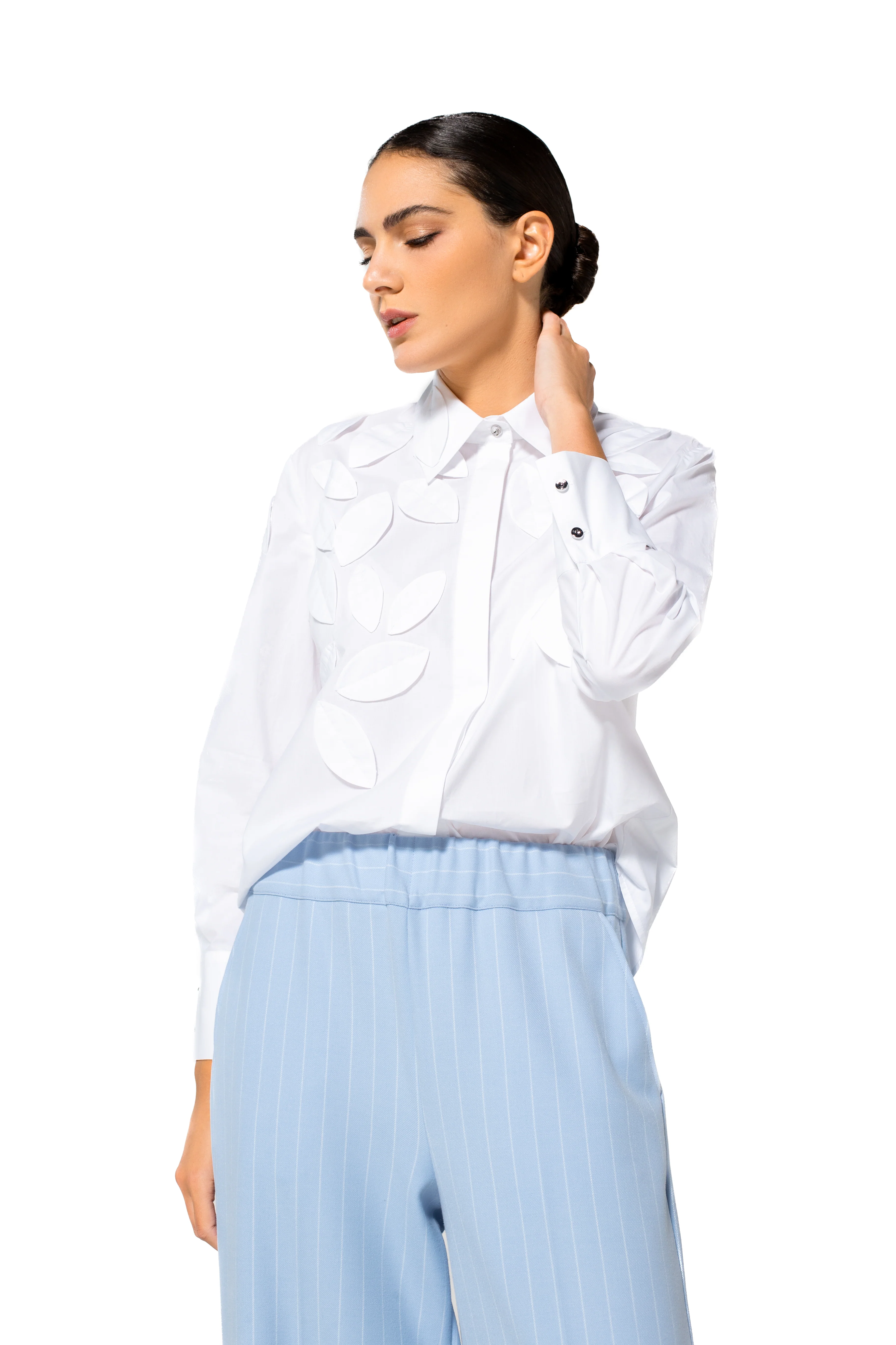 Blouses lange mouw wit Caroline Biss - Image 4