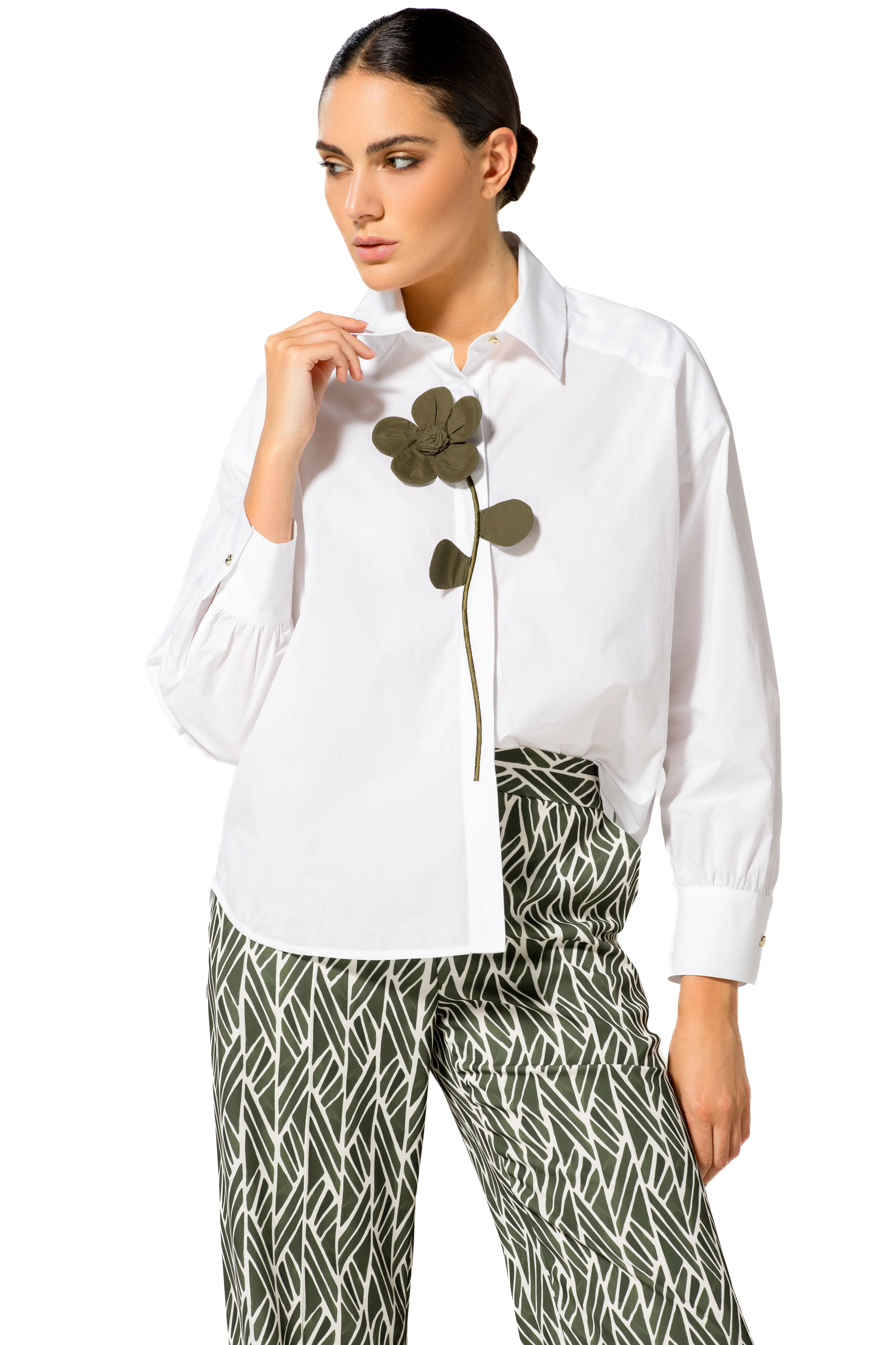 Blouses lange mouw wit Caroline Biss - Image 5