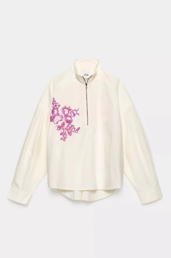Blouses lange mouw wit CKS - Image 4