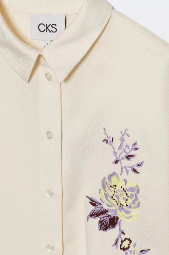 Blouses lange mouw wit CKS - Image 2
