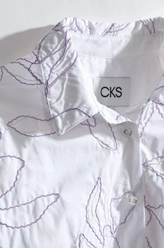 Blouses lange mouw wit CKS - Image 2