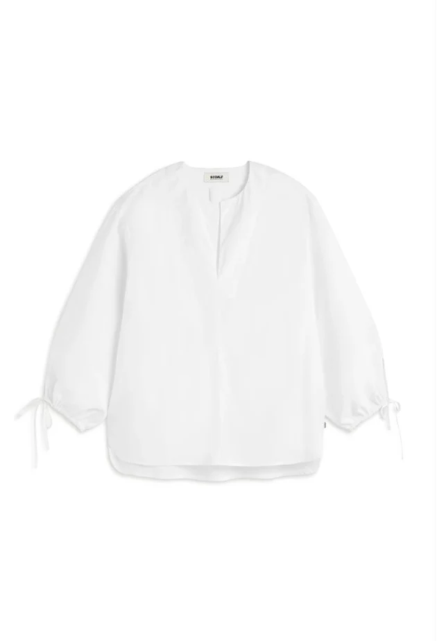 Blouses lange mouw wit ECOALF - Image 2
