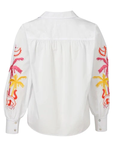 Blouses lange mouw wit eiszeit - Image 2