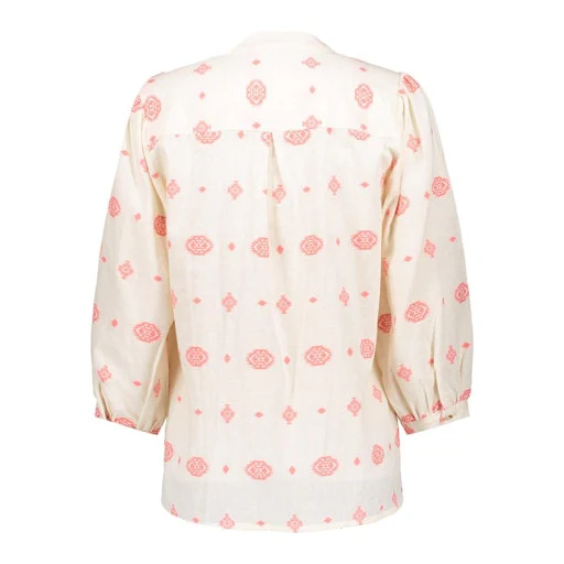 Blouses lange mouw wit Geisha - Image 4