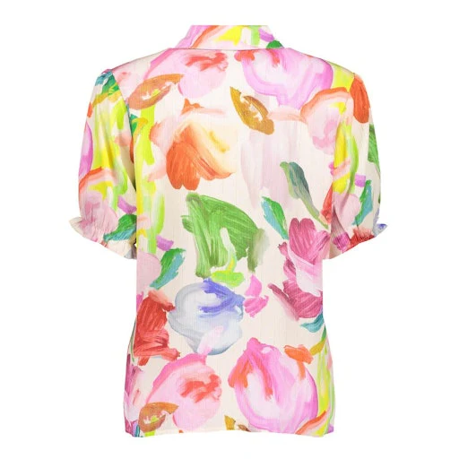 Blouses lange mouw wit Geisha - Image 2