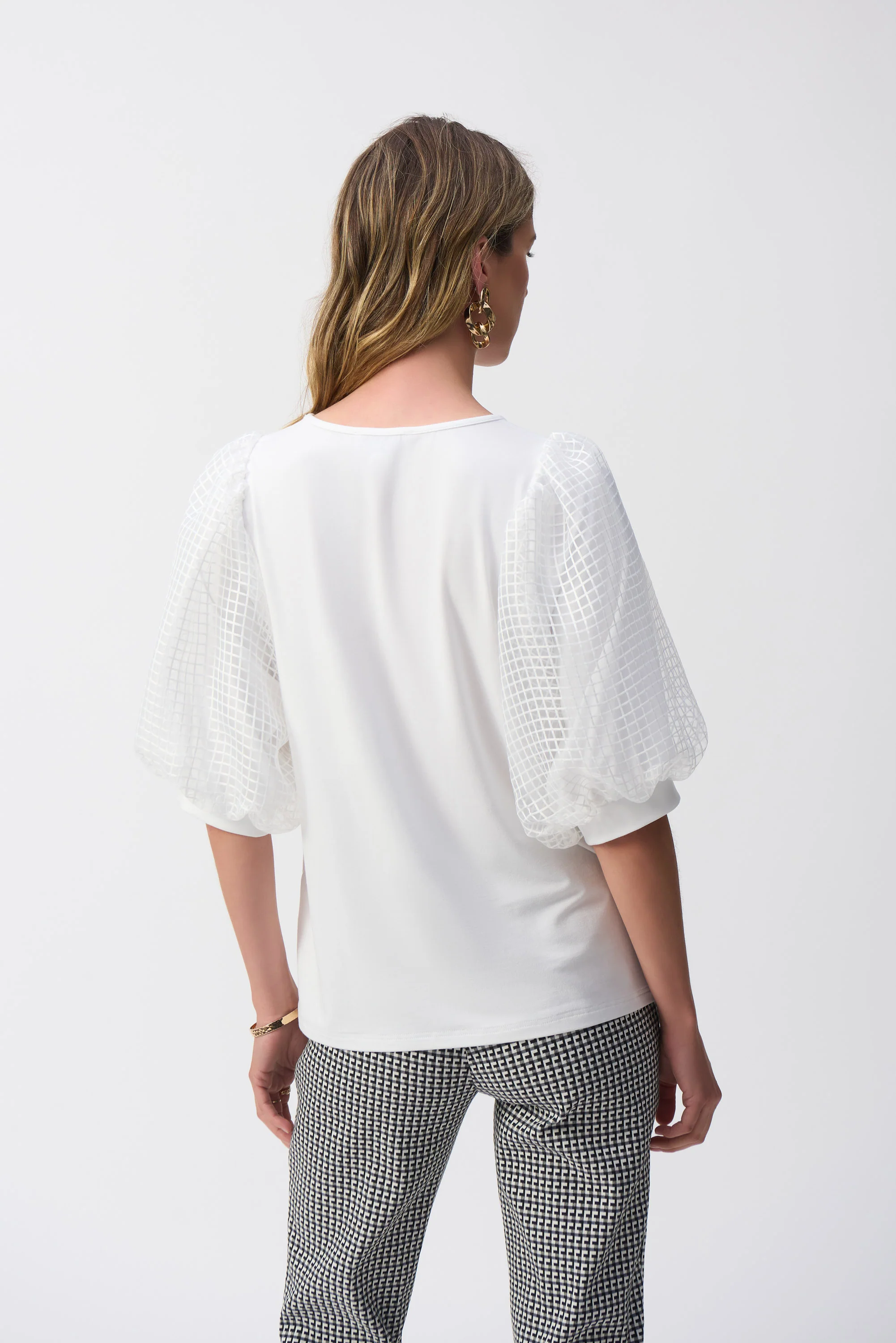 Blouses lange mouw wit Joseph Ribkoff - Image 4
