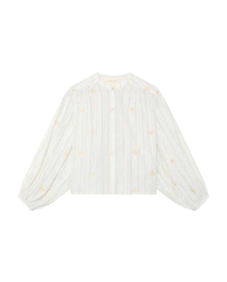 Blouses lange mouw wit MAISON HOTEL