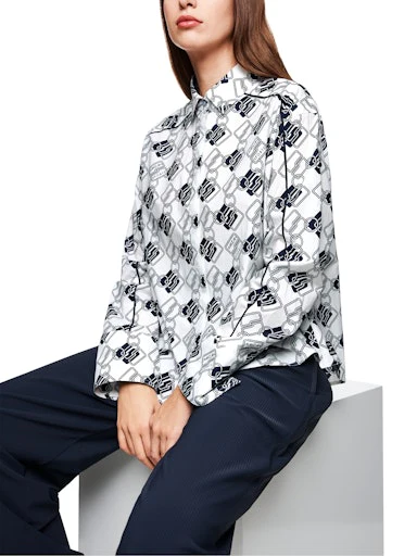 Blouses lange mouw wit Marc Cain Sports