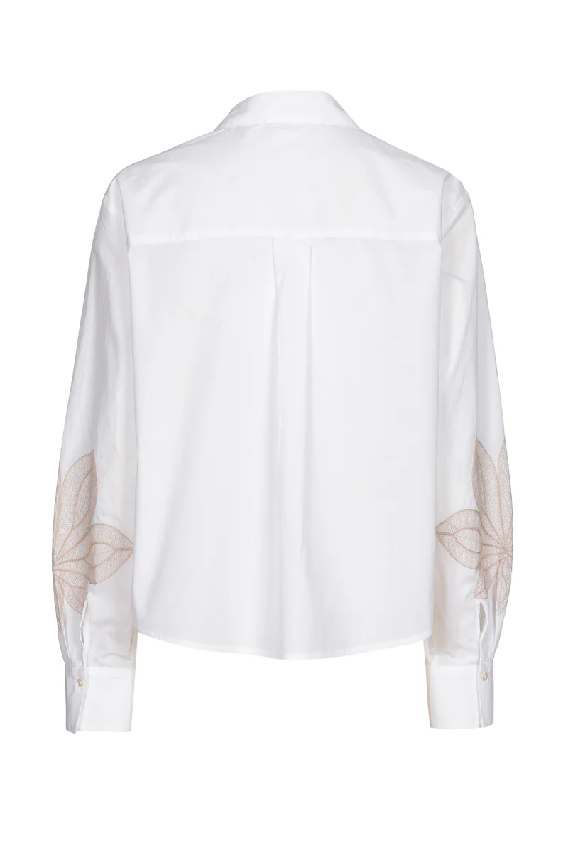 Blouses lange mouw wit Marie Méro - Image 4