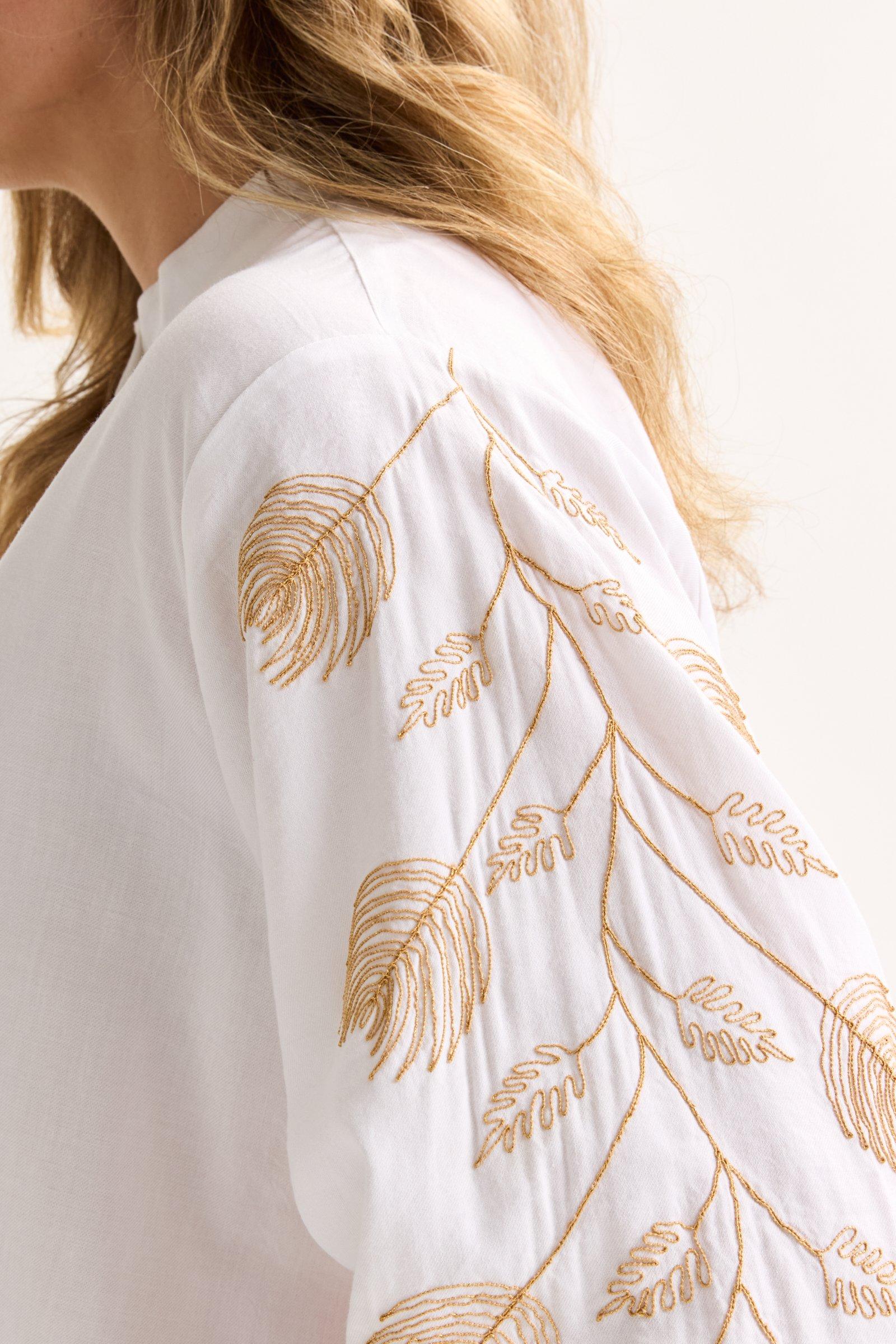Blouses lange mouw wit Mayerline - Image 3