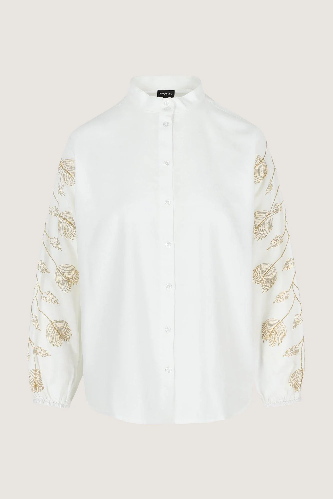 Blouses lange mouw wit Mayerline - Image 4