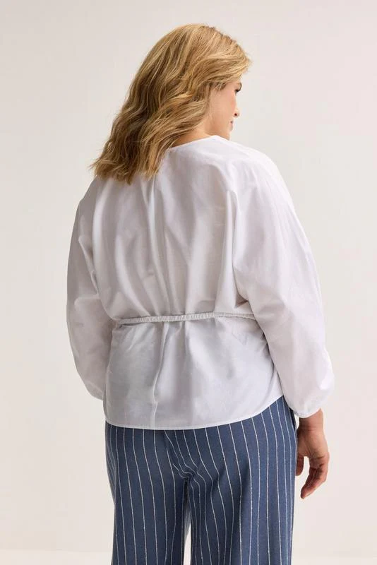 Blouses lange mouw wit Mayerline - Image 4