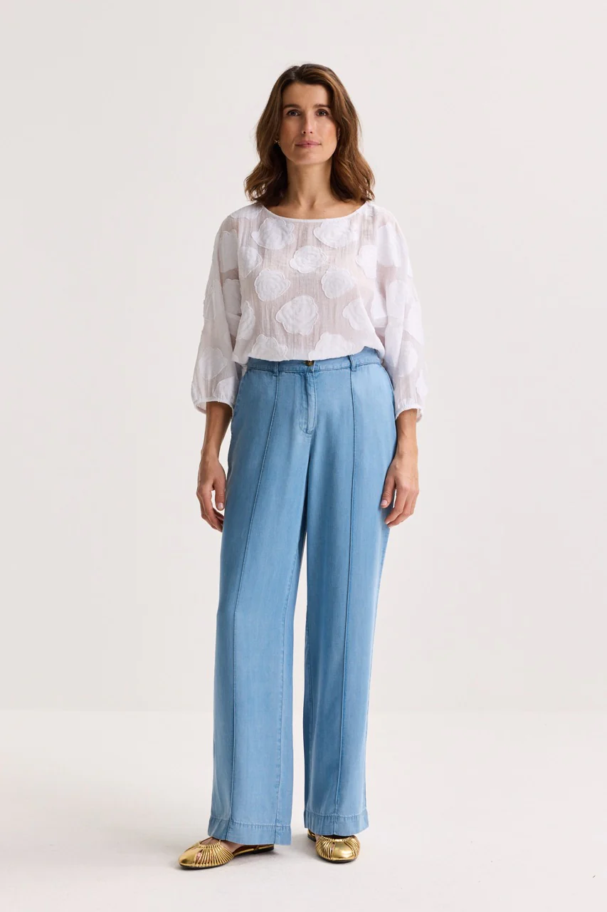 Blouses lange mouw wit Mayerline - Image 6