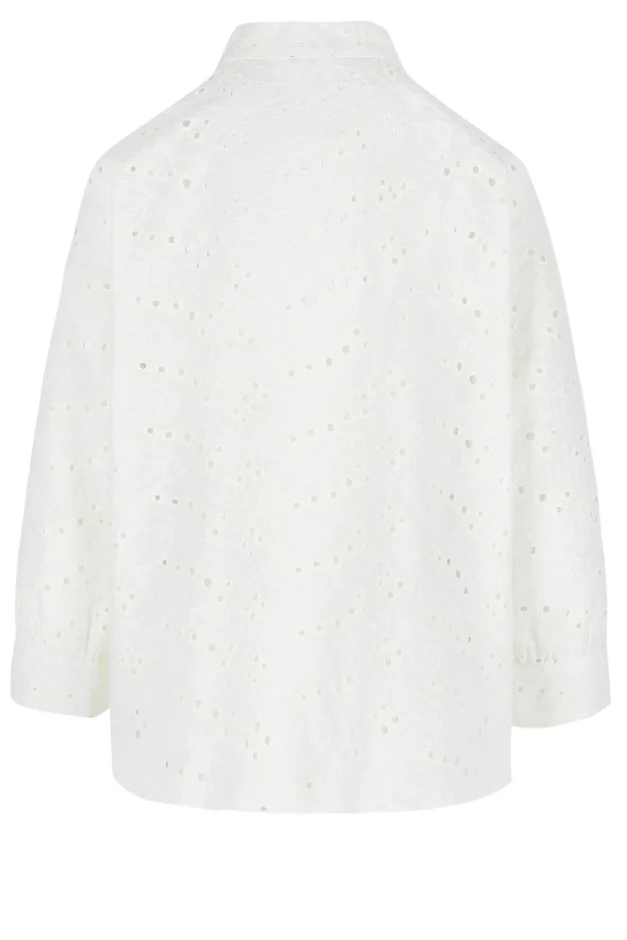 Blouses lange mouw wit Mayerline - Image 2