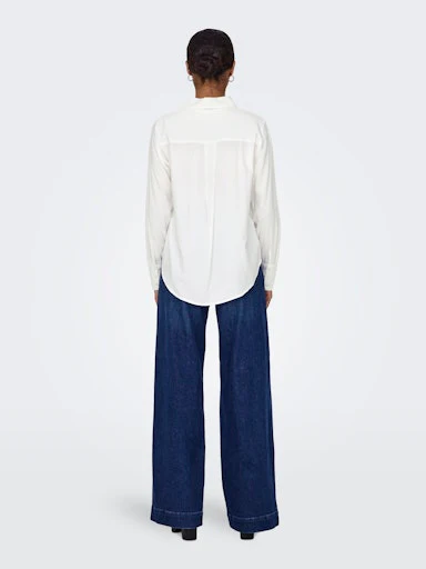 Blouses lange mouw wit ONLY - Image 4