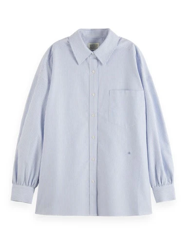 Blouses lange mouw blauw Scotch & Soda
