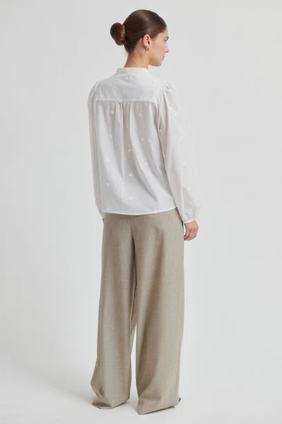 Blouses lange mouw wit Second Female - Image 4