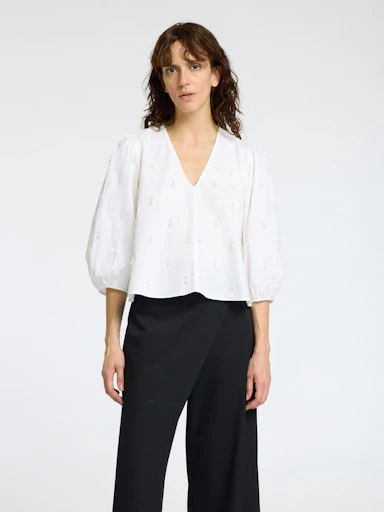 Blouses lange mouw wit Selected FEMME