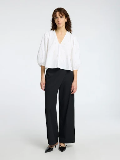 Blouses lange mouw wit Selected FEMME - Image 4