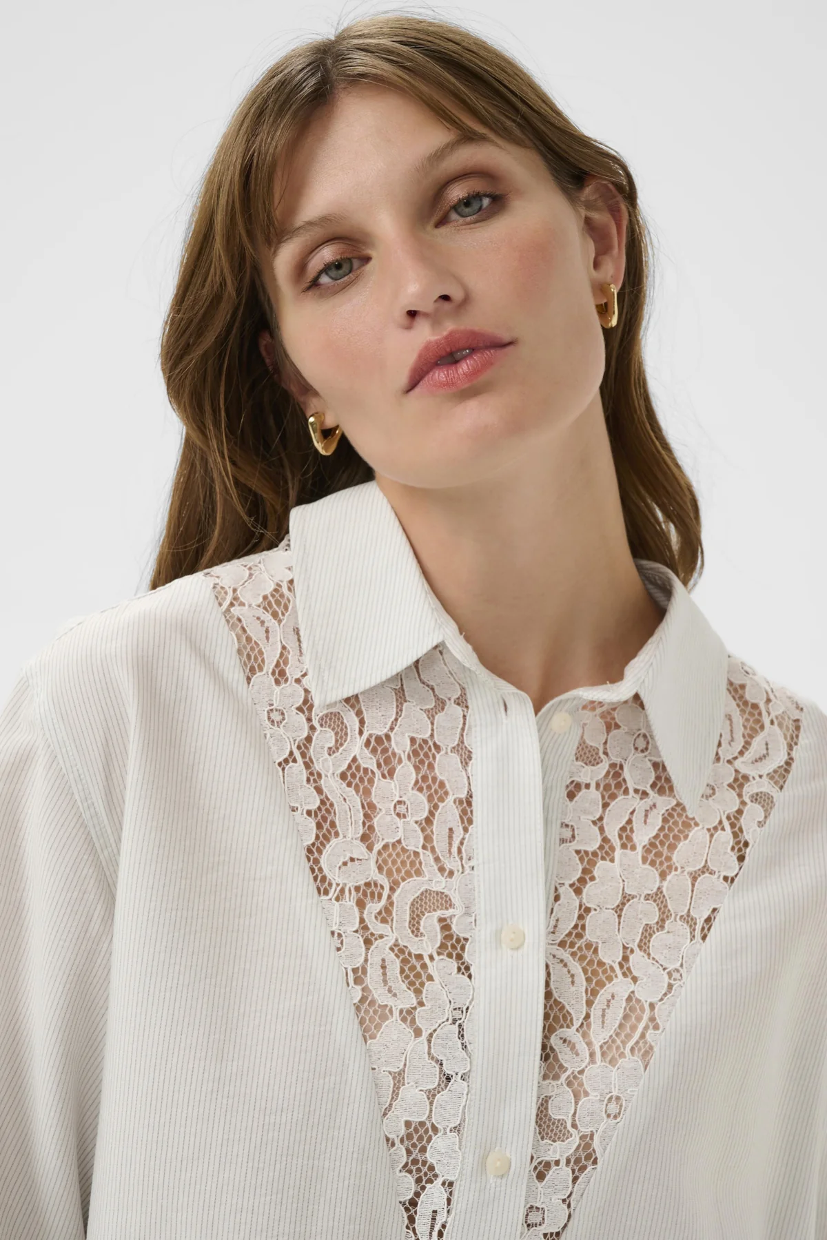 Blouses lange mouw wit Soaked In Luxury