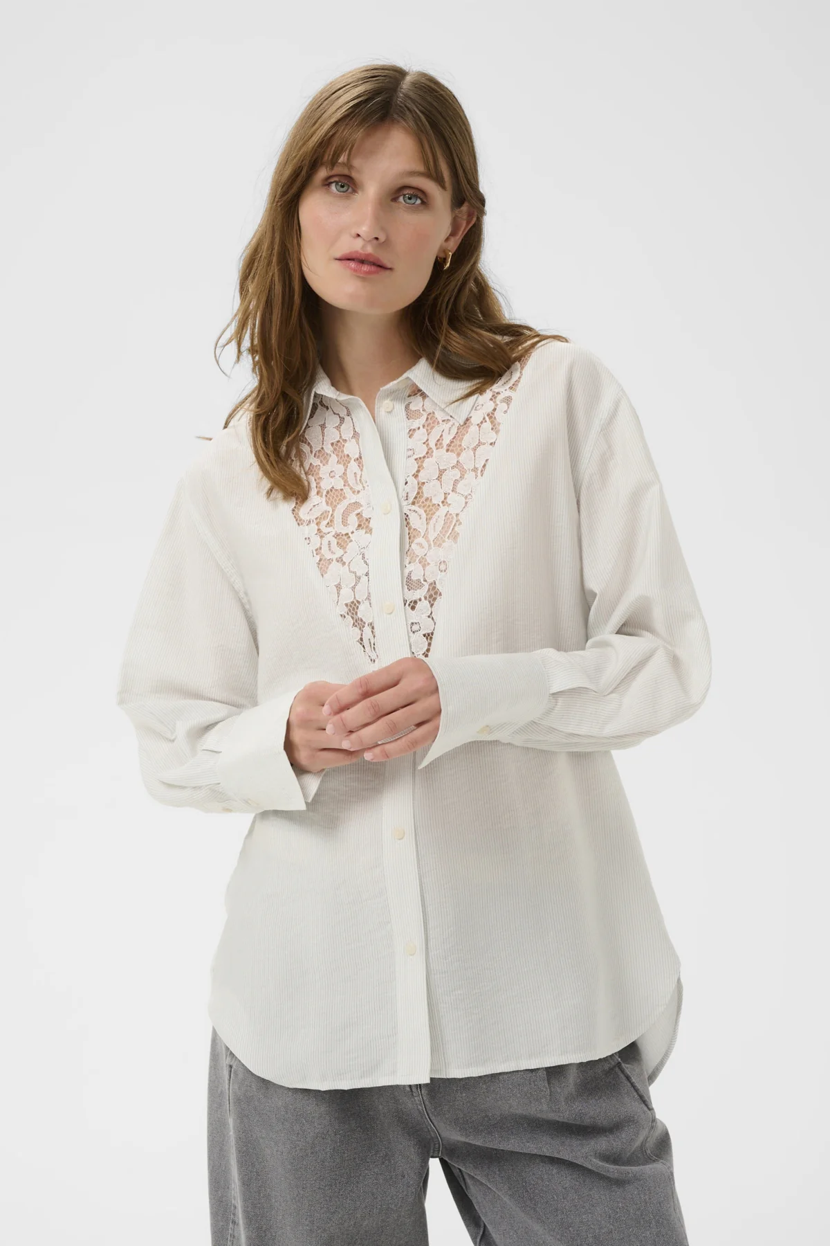 Blouses lange mouw wit Soaked In Luxury - Image 4