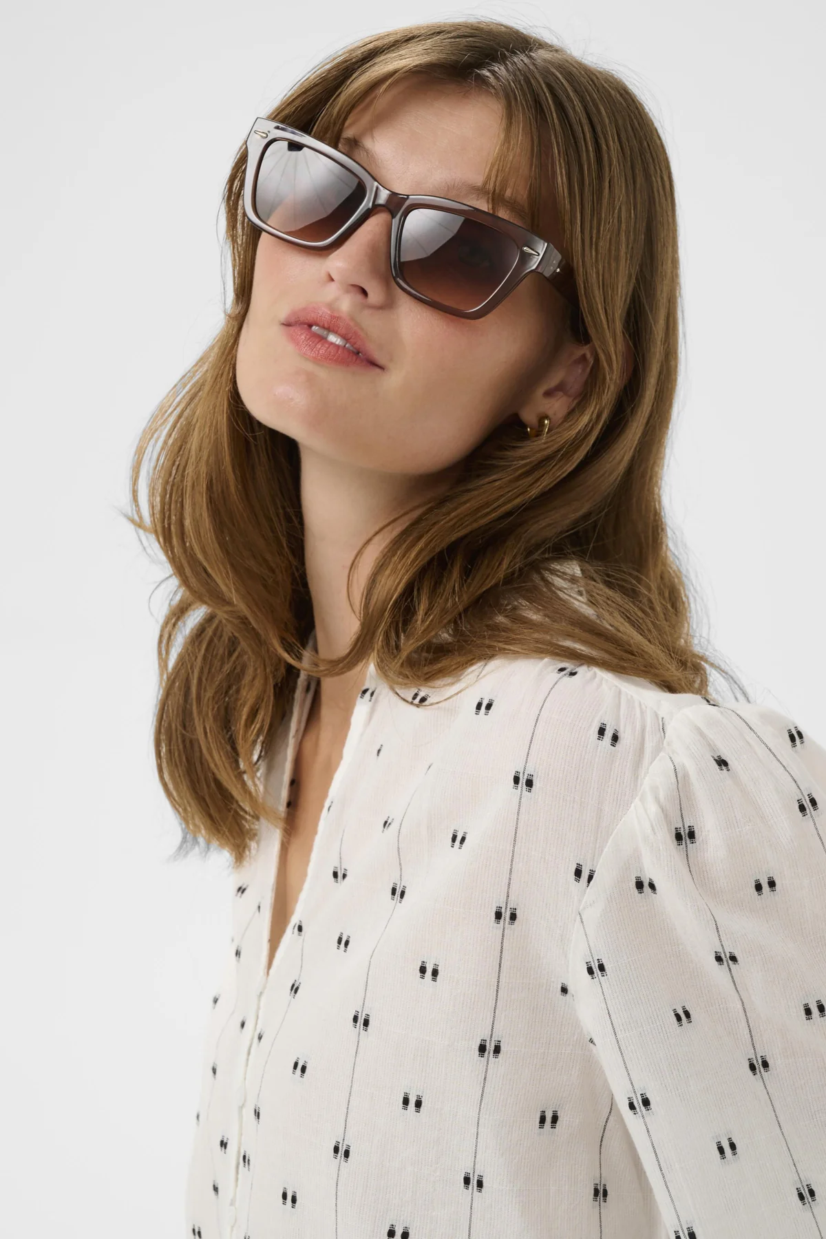 Blouses lange mouw wit Soaked In Luxury - Image 4