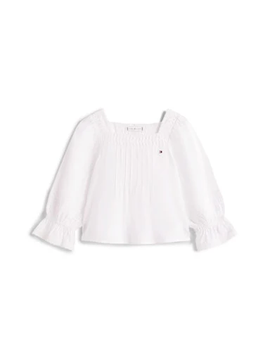 Blouses lange mouw wit Tommy Hilfiger - Image 4
