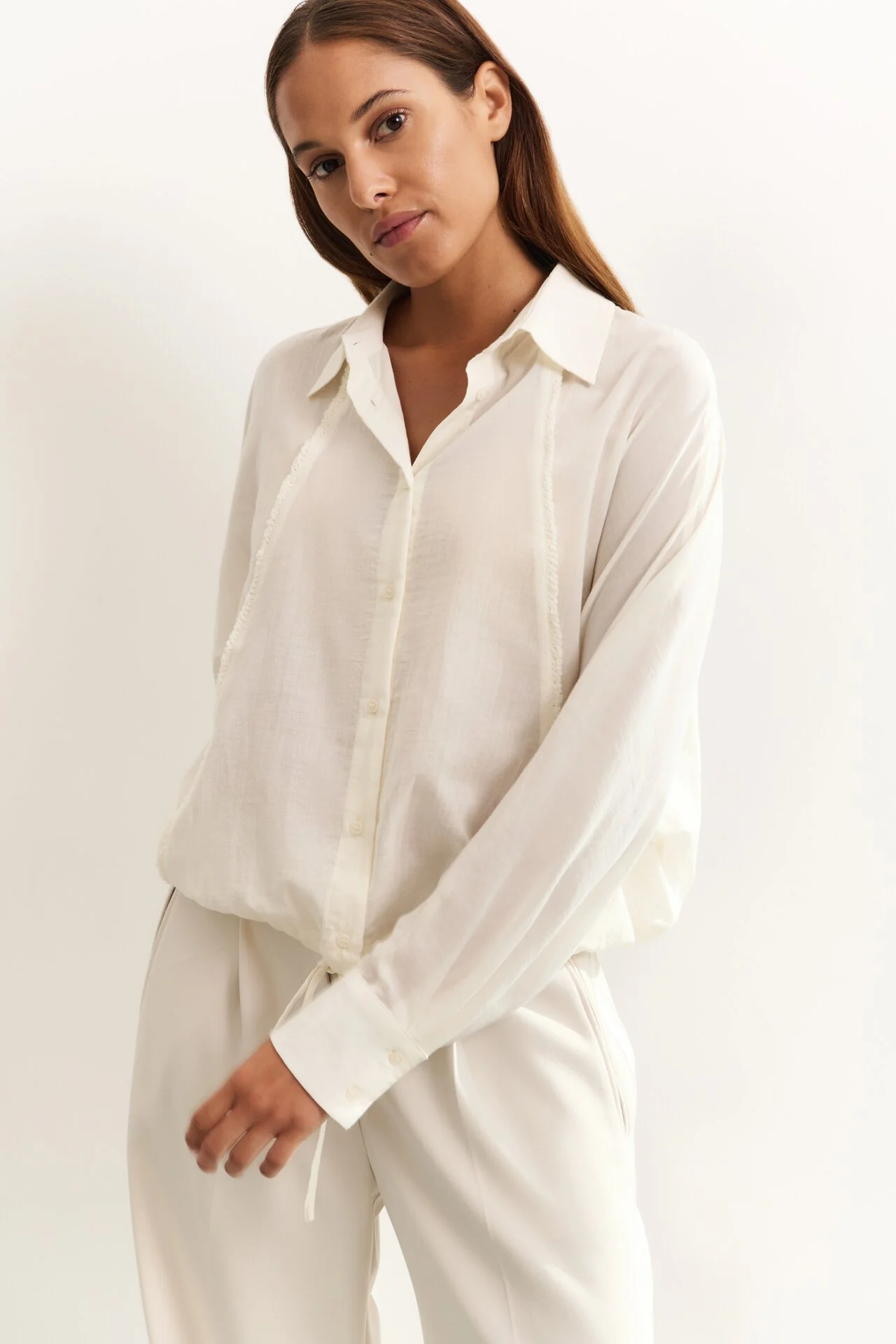 Blouses lange mouw wit YAYA - Image 6