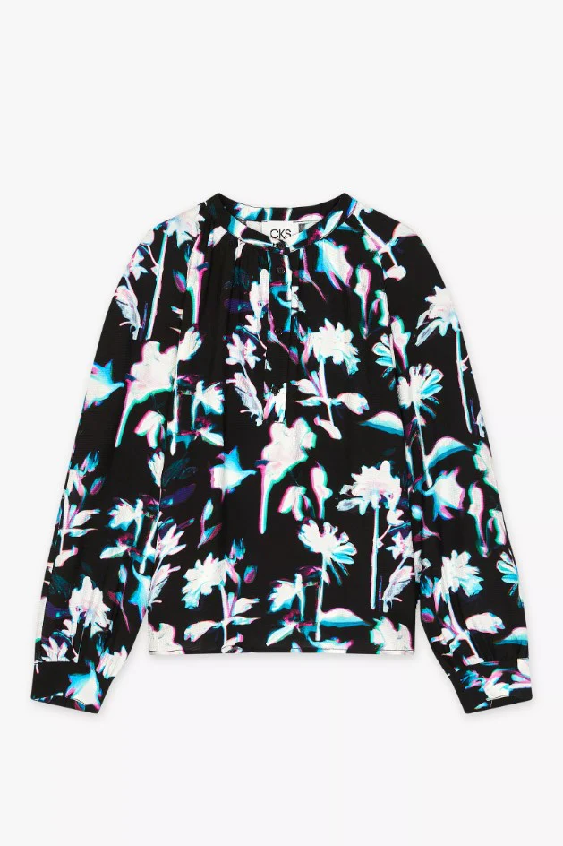Blouses lange mouw zwart CKS - Image 3